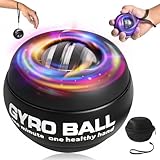 BeSokar Gyroball ​Schleifenschwarzhülle, Handgelenktrainer-Ball, Auto-Start, 5-stufiger...