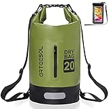 arteesol Waterproof Dry Bag, 5L/10L/20L/30L Waterproof Backpack Dry Sack Rucksack, Swim Bag with...