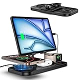 4 in 1 Induktionsladegerät für iPhone 16 Pro Max/15/14, Apple Ladestation für iPad/Tablet,...