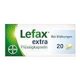 Lefax extra Flüssigkapseln bei mäßigen Blähungen, Druck- und Völlegefühl, gasbedingten...