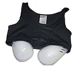 Lisaro Lady Brustschutz mit Bustier aus atmungsaktiven Gewebe, Kickboxen, Boxen,Muay Thai,Karate (S)