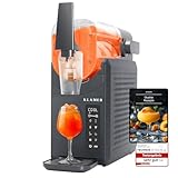 KLAMER Slush Maschine, mit 5 smarten Programmen: Slushie, Cocktail, Milchshake, Frappé, Wein,...