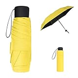 Vicloon Mini Regenschirm, Pocket Taschenschirm mit 6 Edelstahl Rippen, Sonnenschutz Regenschirm,...