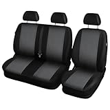 Mossa - Maßgeschneiderte Sitzbezüge Auto kompatibel mit Ford Transit VI Bus (2006-2013) -...