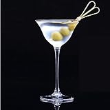 YPOSPDD Bleifreies Kristallglas, Weinglas, trockenes Martini-Glas, manuell blasendes Weinglas,...