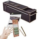 EcoTraps Marderfalle Lebendfalle 75cm - Wasserdicht Holz Marder Lockmittel Lebendfalle Ratte -...