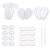 20 Stück(7 Paare+6 Aufkleber) Fersenschutz für High Heels, Silikon High Heel Pads für Frauen,...