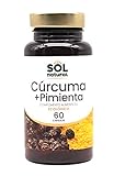 Solnatural Curcuma+pimienta Negra 60 Capsulas Bio 34,5 G