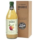 Eat Wholesome Roher Bio Apfelessig, Naturtrüb, unpasteurisiert & ungefiltert, Glasflasche in Box,...