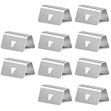 Cleminsta Windabweiser Clips, 10 Stück Universal Wind Regenabweiser Befestigungsclips, Edelstahl...