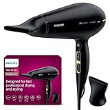 Philips Haartrockner Prestige Pro, Haartrockner für professionelles Trocknen und Styling, mit 2...