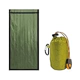 Survival Schlafsack, Thermotasche, Decke, wasserdicht, leicht, für Camping, Wandern, Outdoor