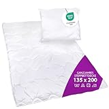 AddLiving Premium Steppbettdecke 135x200 cm & Kopfkissen 80x80 cm Set | Waschbar | Ganzjahresdecke |...