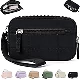 Convely Essential Wristlet, Convely Wristlet-Geldbörsen für Damen, wasserdichtes Nylon mit 3...