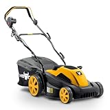 MOWOX POWER Elektrischer Rasenmäher, 1600W, 38 cm Schnittbreite, 5-fache Höhenverstellung,...