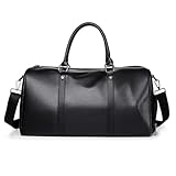 FANDARE Sporttasche Reisetasche Herren Damen Weekender mit Schuhfach Ryanair Handgepäck PU Leder...