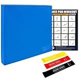 CCLIFE Balance Pad 50x40x6 mit Latexbänder Übungsposter Balanceboards Gleichgewicht Trainer...