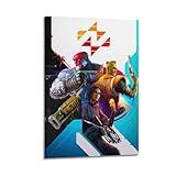 UUSDDUXC Star Warframe Poster mit Spielfiguren, dekoratives Gemälde, Leinwand, Wandposter und...