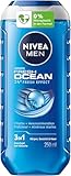 NIVEA MEN Fresh Ocean Duschgel, revitalisierende Pflegedusche mit maritimem Duft für Männer,...