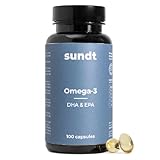 Omega 3 Fischöl hochdosiert | 1200 mg mit EPA & DHA | 100 Kapseln in Triglycerid-Form aus...