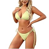 Badeanzug Damen Bauchweg 2-teiliges Bikini-Set mit Chiffon Lange Rock für Frauen, Bauchkontrolle,...