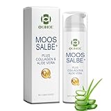 Anti Falten Creme Moossalbe - Moss Ointment Plus Mit Kollagen, Aloe Vera - Moossalbe Gesicht Falten...