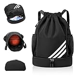 CFHOOAY Turnbeutel für Jungen Kinder Damen Herren,Sportbeutel Sportrucksack mit Breit Kordelzug...