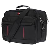 Christian Wippermann Hochwertige Flugbegleiter Arbeitstasche Herrentasche Bordcase Trolley XL Kreuz...