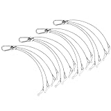 FUTUREORYY Hydroponik Aufhängeset 4 Stück 2Mmx50Cm Leichtes Drahtseil mit Sicherheitsseil für...