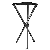 Walkstool - Modell Basic - Schwarz - 3-Beiniger Klapphocker aus Aluminium - Sitzhöhe 60 cm -...