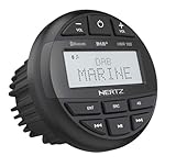 Hertz HMR 10 D – Marine-Audioquelle mit DAB+, Bluetooth, 4×50W Verstärker, IP66, Schwarz, Für...
