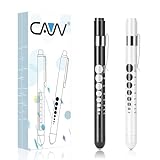 CAVN Diagnostikleuchte Medizinische Penlight (2-STÜCK), Wiederverwendbare Diagnostische LED...