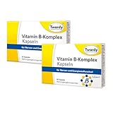 Astrid Twardy Vitamin B Komplex 2x60 Kapseln, Nervensystem, Immunsystem, Energiestoffwechsel,...