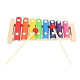 8-Tasten-Handklopfklavier, Buntes Baby, Kinder, Pädagogisches Xylophon-Instrument, Musikunterricht...