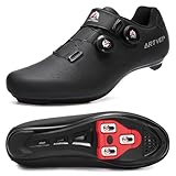 ARTVEP Herren Radschuhe Damen MTB Fahrradschuhe Kompatibel mit Look SPD SPD-SL Delta Lock Pedal...