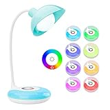 mafiti Schreibtischlampe Kinder, Tischlampe LED, 20 LED Dimmbare Nachttischlampe mit Touch Control,...