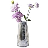 Tsadeer Vase mit Blumen im Glas für die Dekoration zu Hause, handgefertigt, moderne Blumentöpfe...
