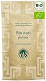 100% Amazonia Reines Acai Pulver Bio | Frisches Extrakt aus der Acai Beeren (Rohkost) |...