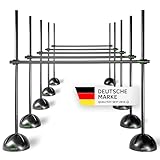 TOOLZ Koordinationshürden Set (5er-Set) – Agility Grid Set - Trainingsstangen & Clips für...
