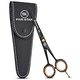 Five Star Solingen Midnight Premium 6,5'' extra scharfe Friseurschere Haarschere Haarschneideschere...