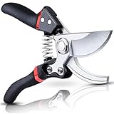 SURFOU Gartenschere Bypass, Gartenscheren Garten Schere, Pruning Shears Set Für Garden,...
