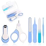 Vicloon Babypflege Set, 6-in-1 Baby Nagelpflegeset Neugeborene mit Baby Nagelknipser, Nagelschere,...