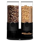 mikamax – Müsli- und Cerealienspender Doppel 3L, Design Spender für Müsli und Cornflakes,...