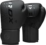 RDX Boxhandschuhe, Muay Thai Kickboxen Sparring, Maya Hide Leder Kara Boxing Gloves Männer Damen,...