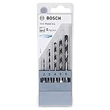 Bosch Professional 5-tlg. PointTeQ Sechskantbohrer-Set (für Metall, Ø: 2-6 mm, Arbeitslänge:...