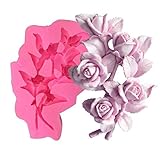 Sugarcraft Rose Blume Silikonform DIY 3D Fondant Form Cupcake Kuchen Dekorieren Werkzeuge Kuchen...