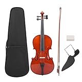 16 Zoll Bratsche Set, Massivholz Viola mit Fall Bow Rosin Brücke für Anfänger Schüler