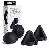 BLACKROLL® TRIGGER SET TWISTER (4-teilig), Triggerpunkt-Massagegeräte zur Behandlung punktueller...