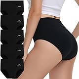 IceReco Unterwäsche Frauen Set Unterhosen Damen Bauchweg Unterhose Baumwolle 5er Pack High Waist...