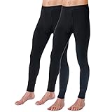 HERMKO 3540 2er Pack Herren Lange Unterhose Long Johns (Weitere Farben) Bio-Baumwolle, Größe:D 6 =...